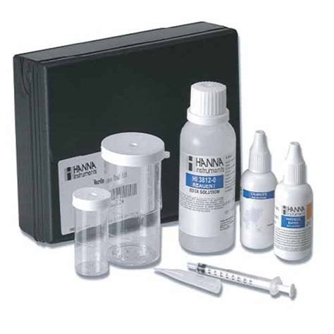 hanna water hardness test kit|water testing kit for chemicals.